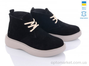 Черевики жіночі 07001-Х3 чер замш A.N.I.One чорний  оптом от Optomarket