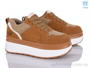 Кросівки жіночі 0966-9 Lilin коричневий  оптом от Optomarket