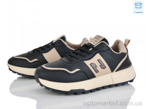 Кросівки чоловічі 0HL1019-1 Lilin чорний оптом от Optomarket