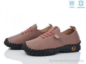 Кросівки жіночі 0T11-3 Vika коричневий оптом от Optomarket