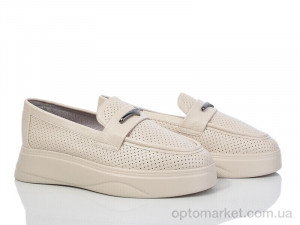 Туфлі жіночі 0T502-3 піна Loretta бежевий  оптом от Optomarket