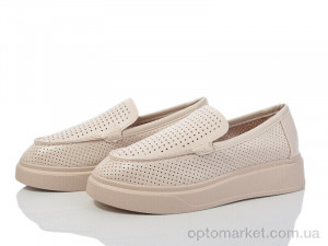 Туфлі жіночі 0T81-6 піна Loretta бежевий  оптом от Optomarket
