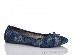 Балетки жіночі 1-600 Lion зелений  оптом от Optomarket