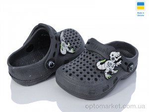 Крокси дитячі 10-09 т.сірий Tismel сірий  оптом от Optomarket