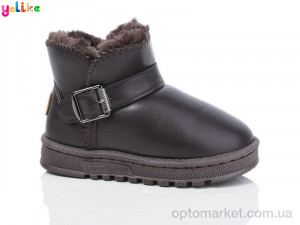 Уги дитячі 1002-2 G&S коричневий  оптом от Optomarket