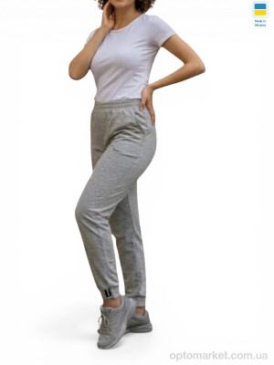Спортивні штаны жіночі 10030 сірий Margo сірий  оптом от Optomarket