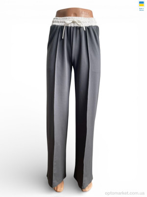 Спортивні штаны жіночі 10054 графіт Sport style графіт  оптом от Optomarket