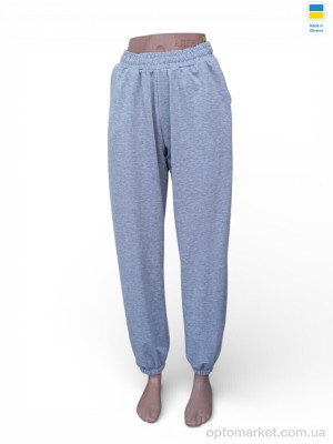 Спортивні штаны жіночі 10055 св.сірий Sport style сірий  оптом от Optomarket