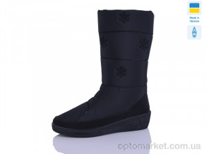 Дутики жіночі 101-1 чорний DeMur чорний  оптом от Optomarket