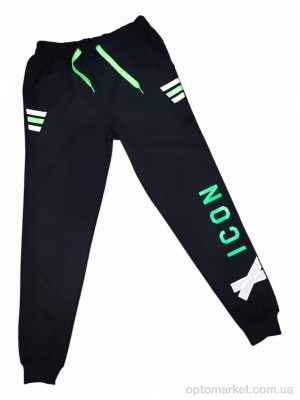 Спортивні штаны дитячі 1022 чорний Paris Kids чорний  оптом от Optomarket