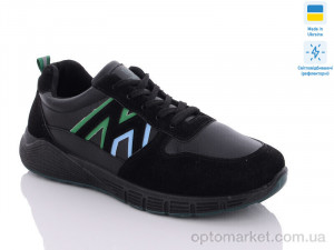 Кросівки чоловічі 1023-1 SWIN SHOES чорний оптом от Optomarket