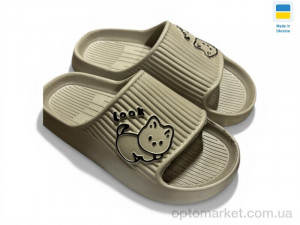 Шльопанці жіночі 104 бежевий TapMal бежевий  оптом от Optomarket