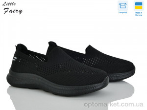 Кросівки жіночі 1041-1 піна L.Fairy чорний оптом от Optomarket