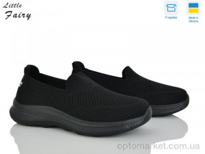Кросівки жіночі 1042-1 піна L.Fairy чорний оптом от Optomarket
