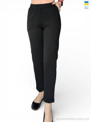 Спортивні штаны жіночі 1046 чорний Sport style чорний  оптом от Optomarket