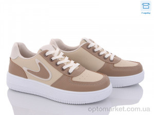 Кросівки жіночі 105-7 Happy бежевий  оптом от Optomarket