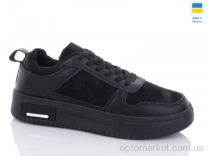 Кросівки чоловічі 10501-1 Swin чорний  оптом от Optomarket