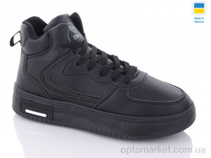 Кросівки чоловічі 10511-1 Swin чорний оптом от Optomarket