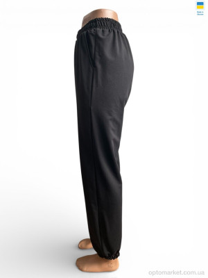 Спортивні штаны жіночі 1055 чорний Sport style чорний  оптом от Optomarket