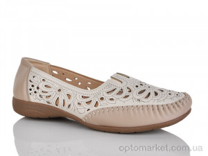 Туфлі жіночі 106-11 Leguzaza бежевий оптом от Optomarket