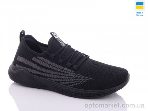 Кросівки чоловічі 106-2 Swin чорний  оптом от Optomarket