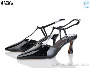 Туфлі жіночі 106-7 Vika чорний оптом от Optomarket