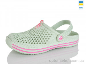 Крокси жіночі 106 м'ята Olimp зелений  оптом от Optomarket