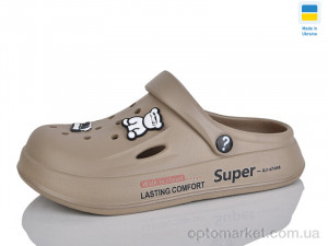 Крокси жіночі 108 мокко Olimp коричневий оптом от Optomarket