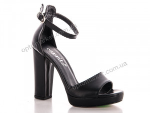 Босоножки женские 109 Y18110 siyah cilt Caprito черный  оптом от Optomarket