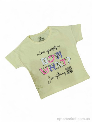 Футболка дитячі 110010 жовтий C.M.K. Kids жовтий  оптом от Optomarket