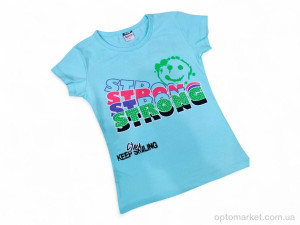Футболка дитячі 11006 бірюзовий Siri Life Kids блакитний  оптом от Optomarket