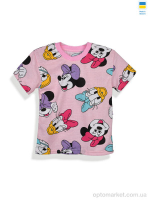 Футболка дитячі 111261 рожевий Kir15 рожевий  оптом от Optomarket