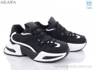 Кросівки жіночі 112-2 Aelida чорний оптом от Optomarket