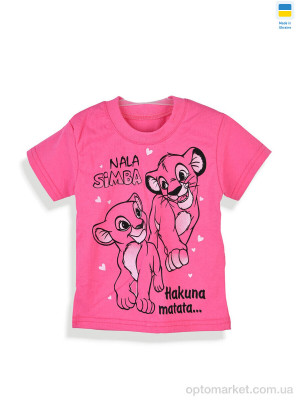 Футболка дитячі 112263 рожевий Kir15 рожевий  оптом от Optomarket