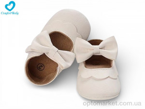 Пінетки дитячі 1153 білий Comfort-baby білий  оптом от Optomarket