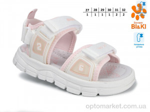 Босоніжки дитячі 11604F Bi&Ki білий  оптом от Optomarket