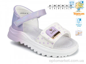 Босоніжки дитячі 11614A TOM.M фіолетовий  оптом от Optomarket