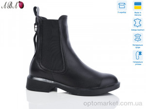 Черевики жіночі 116 DJUS SHOES чорний  оптом от Optomarket
