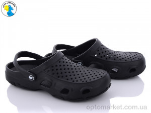 Крокси чоловічі 118230 Jose Amorales чорний  оптом от Optomarket