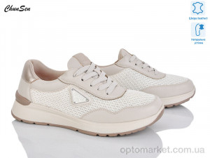 Кросівки жіночі 1196-7 Chunsen бежевий  оптом от Optomarket