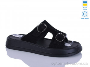 Шльопанці жіночі 12 чорний з. Sali чорний  оптом от Optomarket