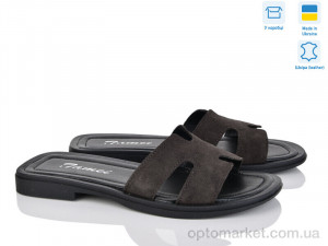 Шльопанці жіночі 1203-20 Tamei коричневий  оптом от Optomarket