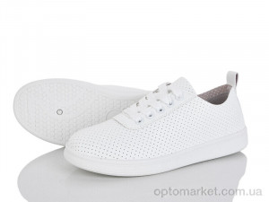 Кросівки жіночі 1206-1 L.B. білий  оптом от Optomarket