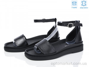 Босоніжки жіночі 1225-12 Tamei чорний оптом от Optomarket