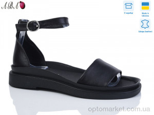 Босоніжки жіночі 1226-12 Tamei чорний оптом от Optomarket