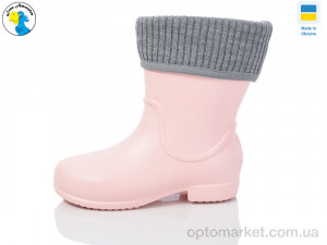 Чоботи з піни дитячі 123616-2 Jose Amorales рожевий оптом от Optomarket