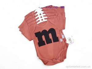 Боді дитячі 12376 коричневий Findik Baby коричневий  оптом от Optomarket
