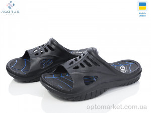 Шльопанці чоловічі 126 чорний Dago чорний  оптом от Optomarket