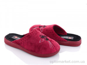 Капці жіночі 12779 bordo Gezer бордовий  оптом от Optomarket