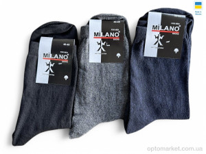 Шкарпетки чоловічі 13 mix Milano мікс  оптом от Optomarket